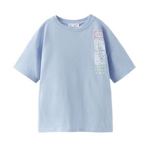 Zara Boys Sky Blue T-shirt